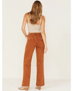 Cleo + Wolf Women's High Rise Distressed Stretch Loose Wide Jeans -Velora Studio Shop 2000373344 200 P3