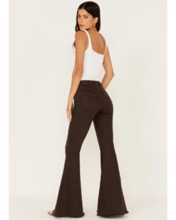 Shyanne Women's Mid Rise Super Flare Jeans -Velora Studio Shop 2000373372 201 P3