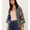 Johnny Was Women's Ella Floral Reversible Kimono