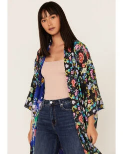 Johnny Was Women's Ella Floral Reversible Kimono
