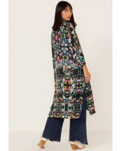 Johnny Was Women's Ella Floral Reversible Kimono -Velora Studio Shop 2000373883 000 P4