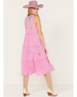 Johnny Was Women's Zanzibar Tiered Embroidered Dress -Velora Studio Shop 2000373887 650 P4