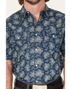 Cody James Men's Showcase Paisley Print Pearl Snap Western Shirt  -Velora Studio Shop 2000373898 410 P3