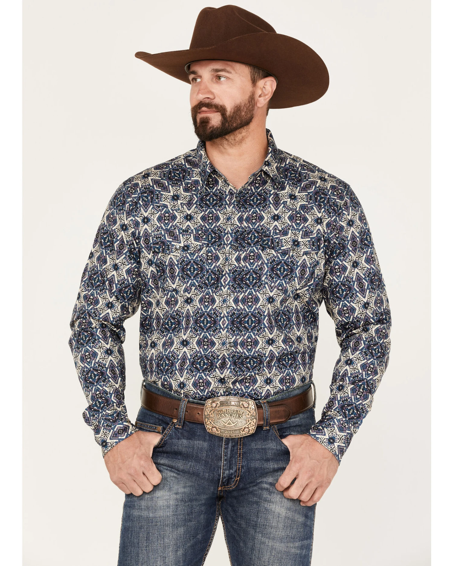 Cody James Men's Appalacian Southwestern Print Snap Western Shirt 1 Cody James Men's Appalacian Southwestern Print Snap Western Shirt