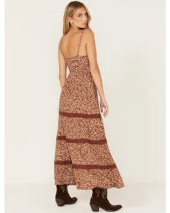 Idyllwind Women's Floral Print Tiered Maxi Dress -Velora Studio Shop 2000374253 213 P5