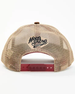 Moonshine Spirit Men's Whiskey & Country Music Patch Mesh Back Trucker Cap -Velora Studio Shop 2000374355 200 P3