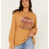 Wrangler Women's Medallion Desert Graphic Long Sleeve T-Shirt