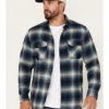 Pendleton Men's Burnside Plaid Button Down Western Flannel Shirt 