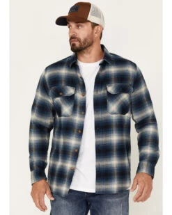 Pendleton Men's Burnside Plaid Button Down Western Flannel Shirt