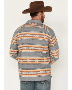 Pendleton Men's Driftwood Stripe Button-Down Western Shirt -Velora Studio Shop 2000374665 400 P4