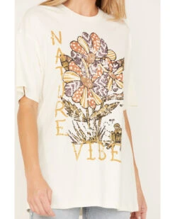 Cleo + Wolf Women's Nature Vibes Oversized Graphic Tee 6 Cleo + Wolf Women's Nature Vibes Oversized Graphic Tee -Velora Studio Shop 2000374821 103 P3