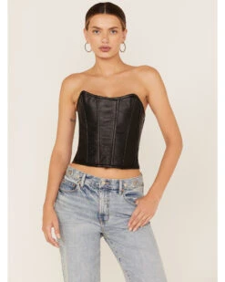 Understated Leather Women's Louise Leather Bustier