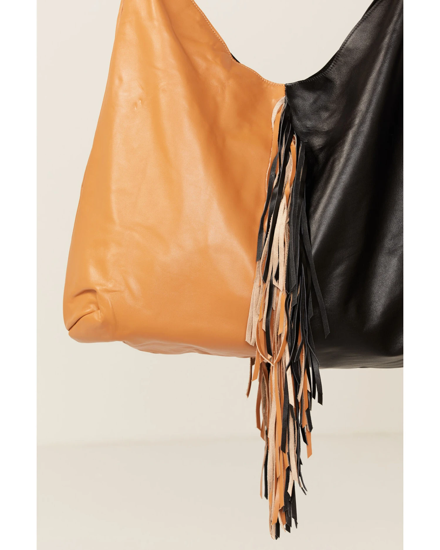 Understated Leather Women's Oversized Fringe Shoulder Bag 2 Understated Leather Women's Oversized Fringe Shoulder Bag - Image 2