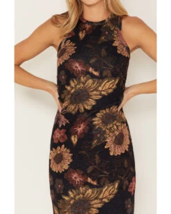 Cleo + Wolf Women's Sheer Floral Print Tank Dress -Velora Studio Shop 2000375137 001 P3