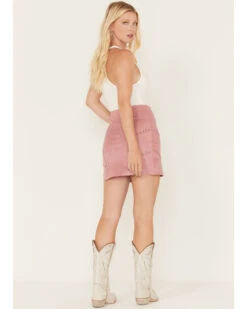 Idyllwind Women's Faux Suede Studded Mini Skirt -Velora Studio Shop 2000375288 661 P4