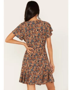 Idyllwind Women's Feeling Good Paisley Print Button-Front Dress 7 Idyllwind Women's Feeling Good Paisley Print Button-Front Dress -Velora Studio Shop 2000375298 401 P4