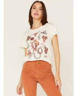 Tasha Polizzi Women's Folk Cowgirl Graphic Tee