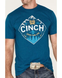 Cinch Men's Lead This Life Logo Graphic T-Shirt  -Velora Studio Shop 2000375565 442 P3
