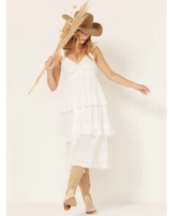 Cleobella Women's Eyelet Lace Amora Midi Dress