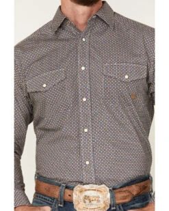 Ariat Men's Greysen Geo Print Long Sleeve Snap Western Shirt -Velora Studio Shop 2000377061 400 P3