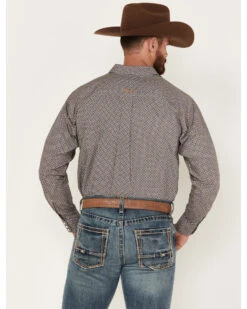 Ariat Men's Greysen Geo Print Long Sleeve Snap Western Shirt -Velora Studio Shop 2000377061 400 P4