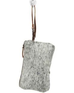 Myra Bag Women's Hair-On Hide Small Pouch Wristlet Bag -Velora Studio Shop 2000377132 200 P4