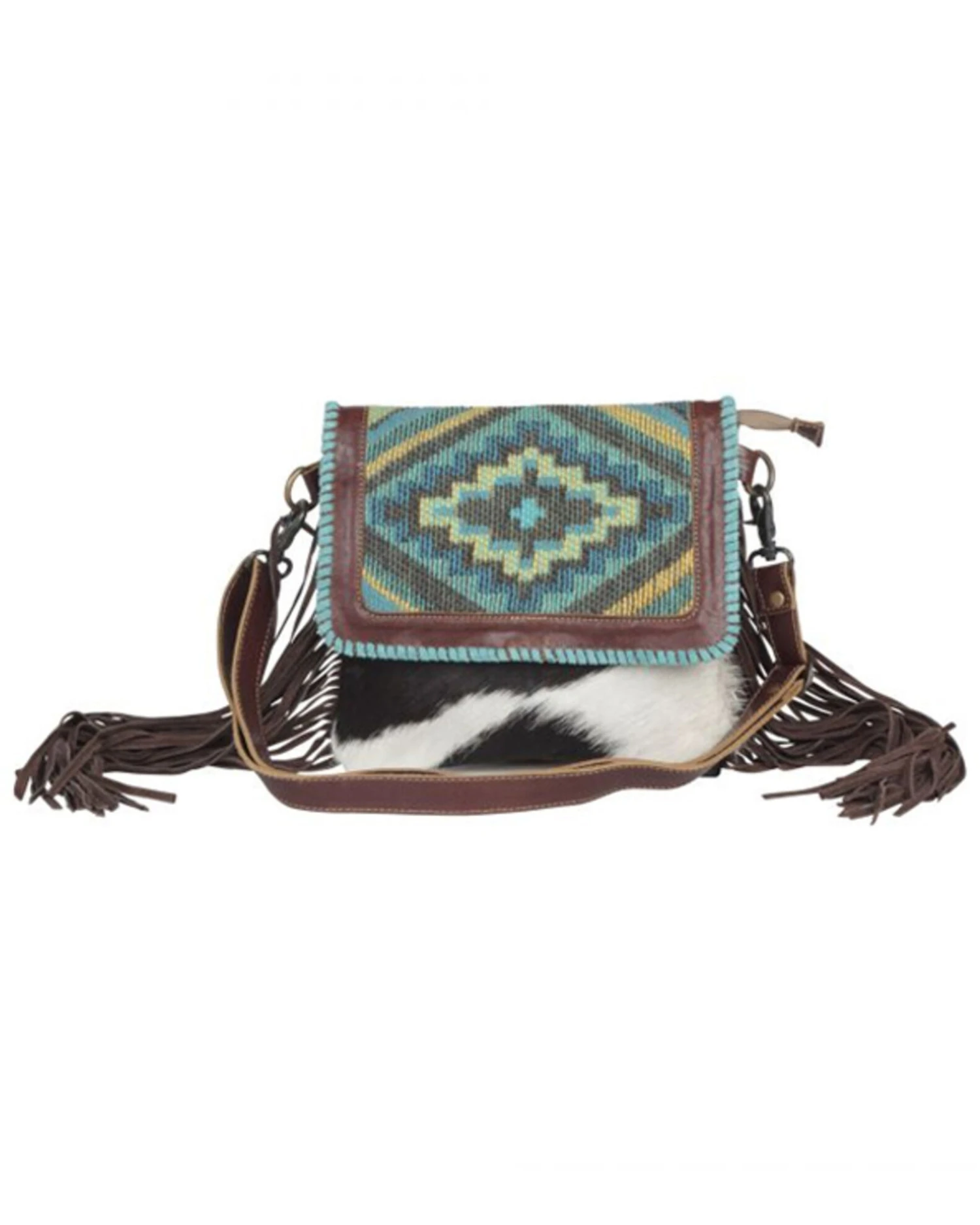 Myra Bag Women's Wild West Boho Hair-On Hide Bag 1 Myra Bag Women's Wild West Boho Hair-On Hide Bag