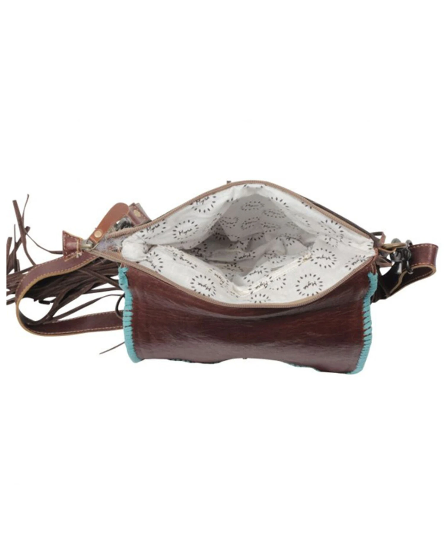 Myra Bag Women's Wild West Boho Hair-On Hide Bag 5 Myra Bag Women's Wild West Boho Hair-On Hide Bag - Image 5