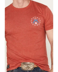 Howitzer Men's Red, White And Blue Graphic Western T-Shirt -Velora Studio Shop 2000377263 603 P3
