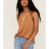 Vocal Women's Studded Faux Suede Cami Top