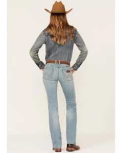 Wrangler Retro Women's Medium Wash Mid Rise Madelyn Bootcut Jeans -Velora Studio Shop 2000380194 400 P3