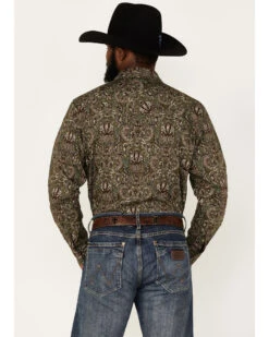 Cody James Men's Rio Sonora Paisley Print Long Sleeve Snap Western Shirt - Big & Tall -Velora Studio Shop 2000380433 200 P4