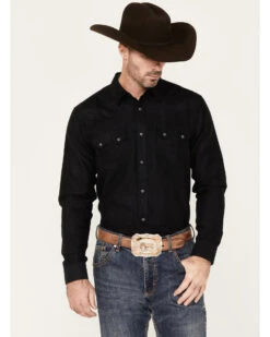 Moonshine Spirit Doe Skin Long Sleeve Snap Western Shirt