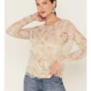 Shyanne Women's Two Tone Lace Layering Top