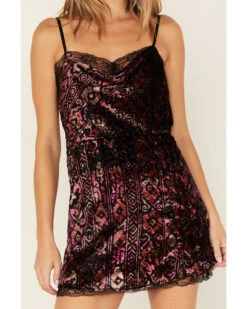 Idyllwind Women's Houston Cowl Neck Mini Dress -Velora Studio Shop 2000380697 550 P3