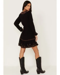 Idyllwind Women's Hurst Embroidered Mini Dress -Velora Studio Shop 2000380698 001 P4