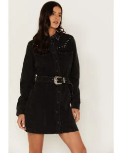 Idyllwind Women's Western Denim Belt Dress