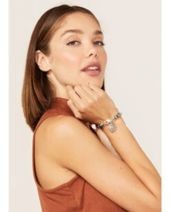 Paige Wallace Women's Mixed Bead Stone Bracelet