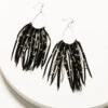 Idyllwind Women's Harrow Black Fringe Earrings