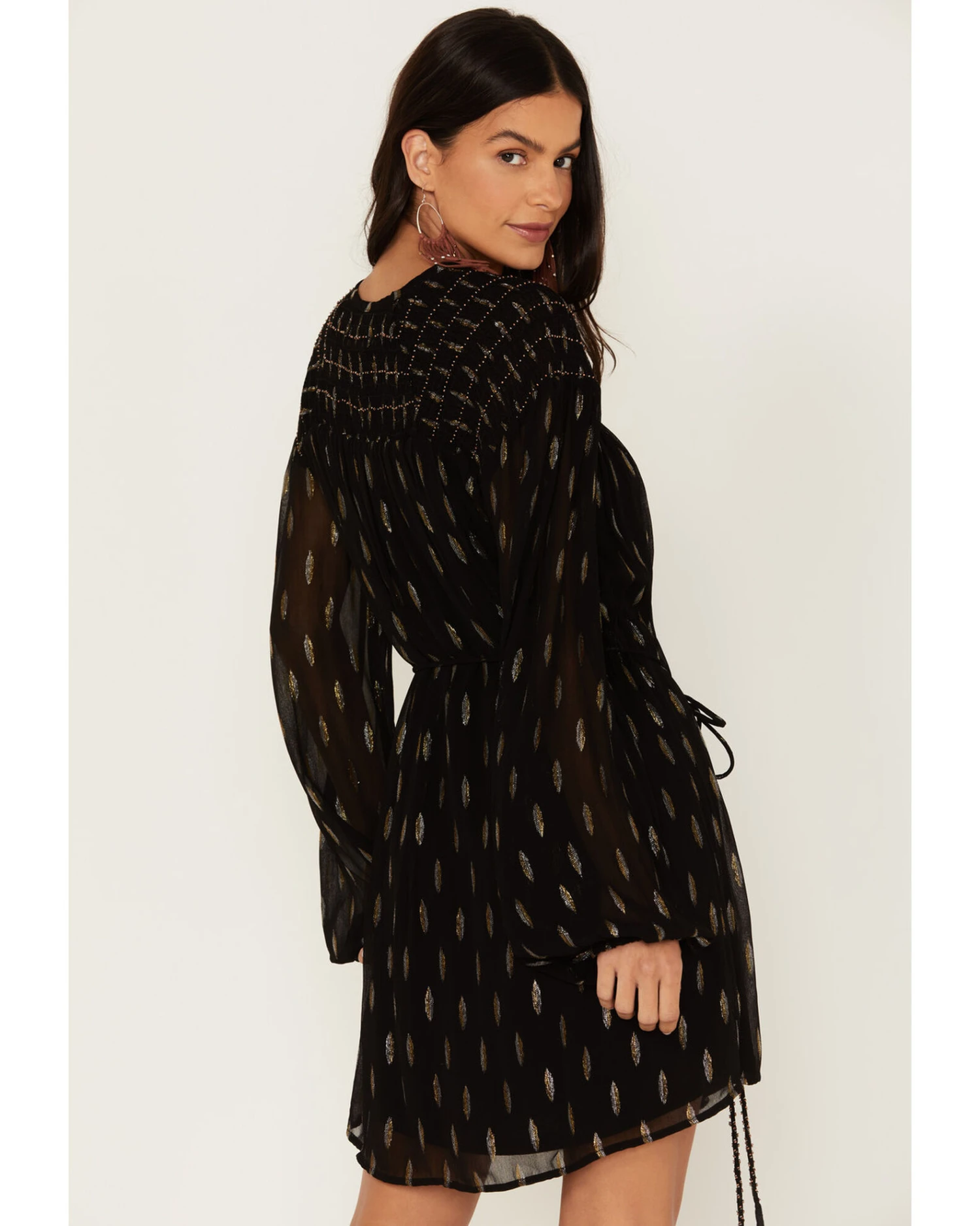 Idyllwind Women's Jolly Metallic Clip Dot Dress 4 Idyllwind Women's Jolly Metallic Clip Dot Dress - Image 4