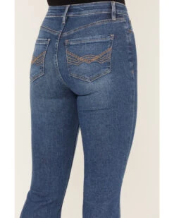 Idyllwind Women's Navaho Dark Wash High Risin' Distressed Bootcut Jeans 7 Idyllwind Women's Navaho Dark Wash High Risin' Distressed Bootcut Jeans -Velora Studio Shop 2000381386 416 P4