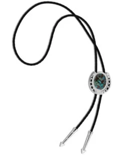 Montana Silversmiths The Pioneer's Turquoise Bolo Tie 5 Montana Silversmiths The Pioneer's Turquoise Bolo Tie -Velora Studio Shop 2000381405 040 P3
