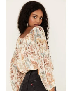 Flying Tomato Women's Floral Print Top -Velora Studio Shop 2000381464 103 P4