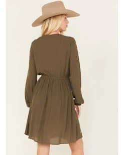 Jolt Women's Floral Embroidered Long Sleeve Dress -Velora Studio Shop 2000381568 341 P4