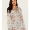 Johnny Was Women's Deliza Embroidered Silk Blouse