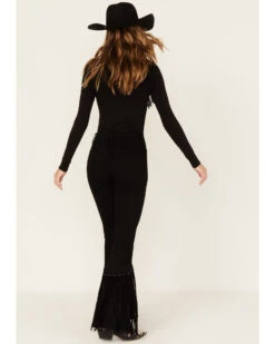 Idyllwind Women's Fringe & Embellished High Risin' Stretch Flare Jeans 6 Idyllwind Women's Fringe & Embellished High Risin' Stretch Flare Jeans -Velora Studio Shop 2000382098 001 P3