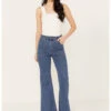 Rolla's Women's East Coast Dark Wash High Rise Flare Pants