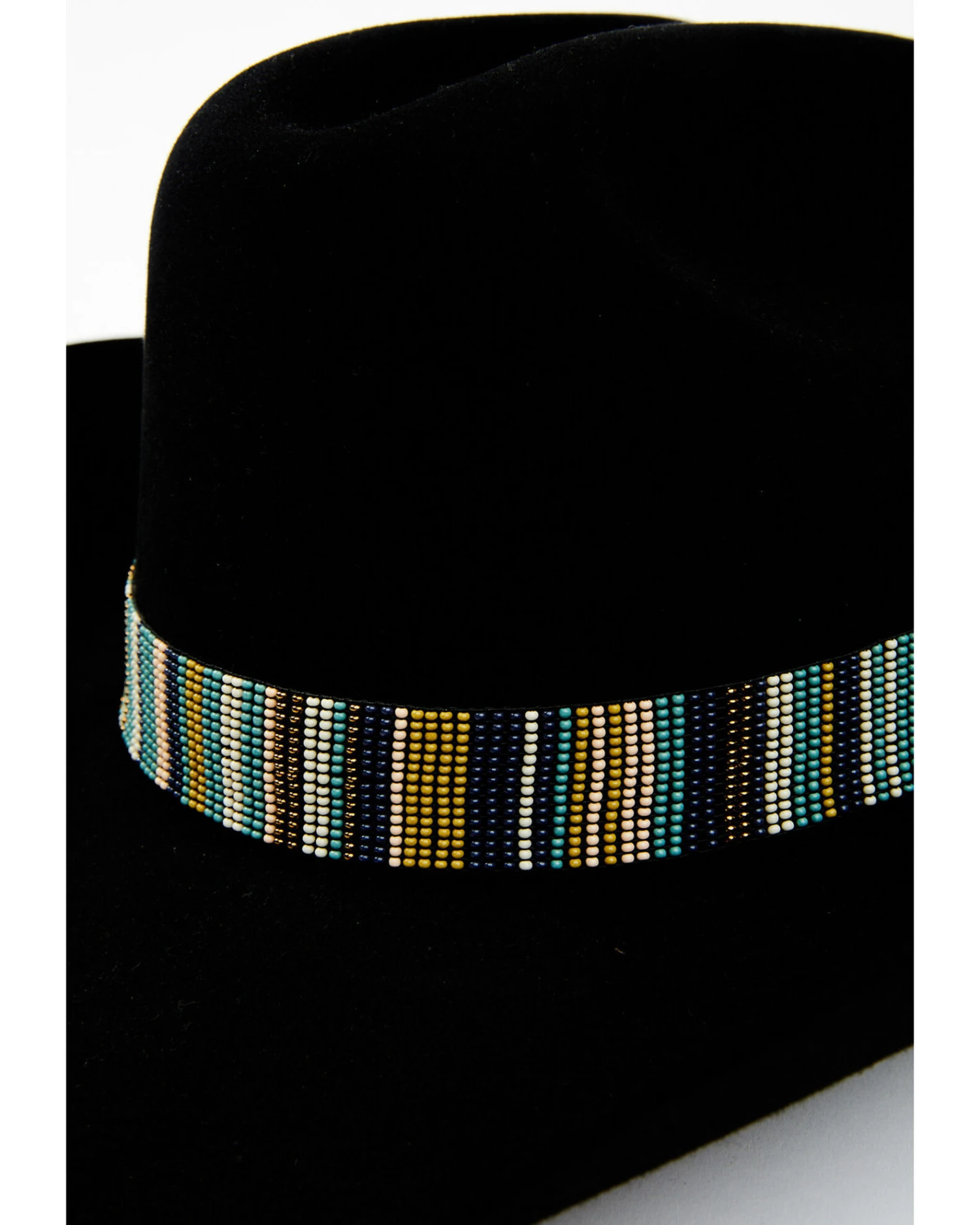 Ink + Alloy Women's Beaded Stripe Hat Band 1 Ink + Alloy Women's Beaded Stripe Hat Band