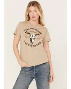 Changes Women's Yellowstone Dutton Ranch Short Sleeve Graphic Tee