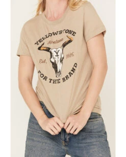 Changes Women's Yellowstone Dutton Ranch Short Sleeve Graphic Tee 6 Changes Women's Yellowstone Dutton Ranch Short Sleeve Graphic Tee -Velora Studio Shop 2000382605 103 P3